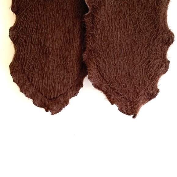 Latifa Boutique Burnt Orange Wool Outer Fauux Fur Lining - Picture 6 of 9